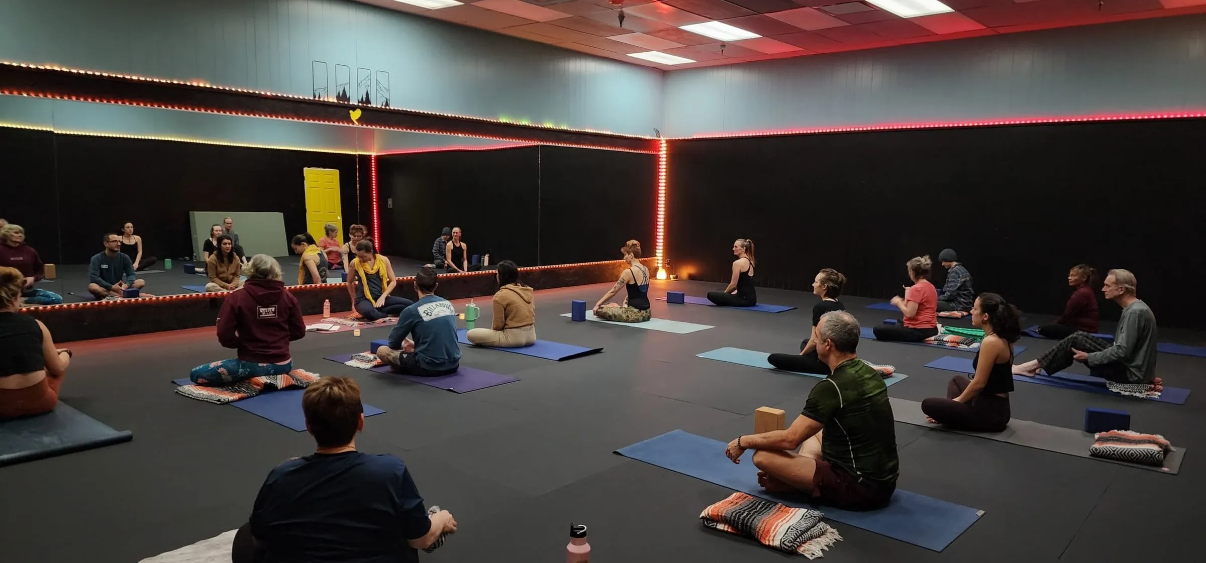 A class in progress in the main studio
